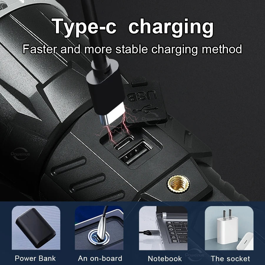 Multifunction LED Torch & Power Bank